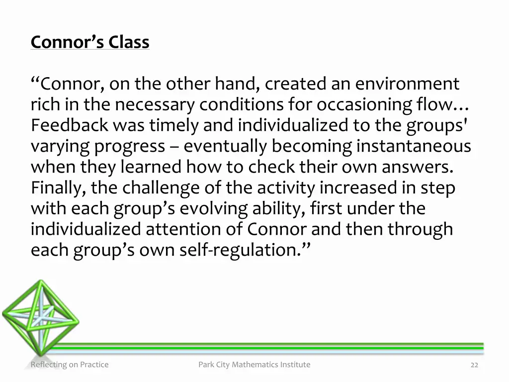 connor s class