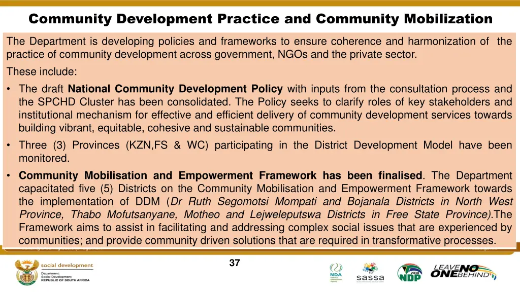 community development practice and community