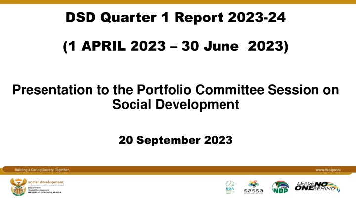 dsd quarter 1 report 2023 24