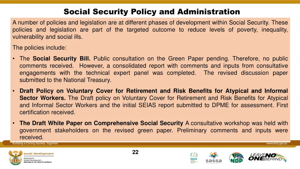 social security policy and administration 1