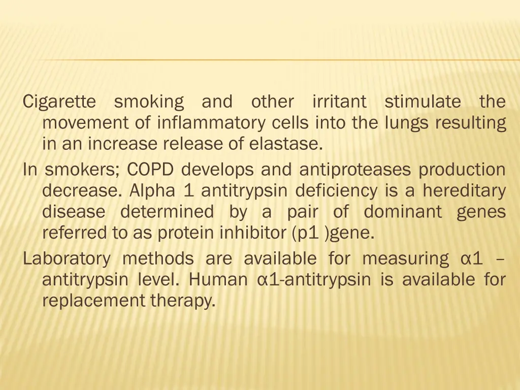 cigarette movement of inflammatory cells into