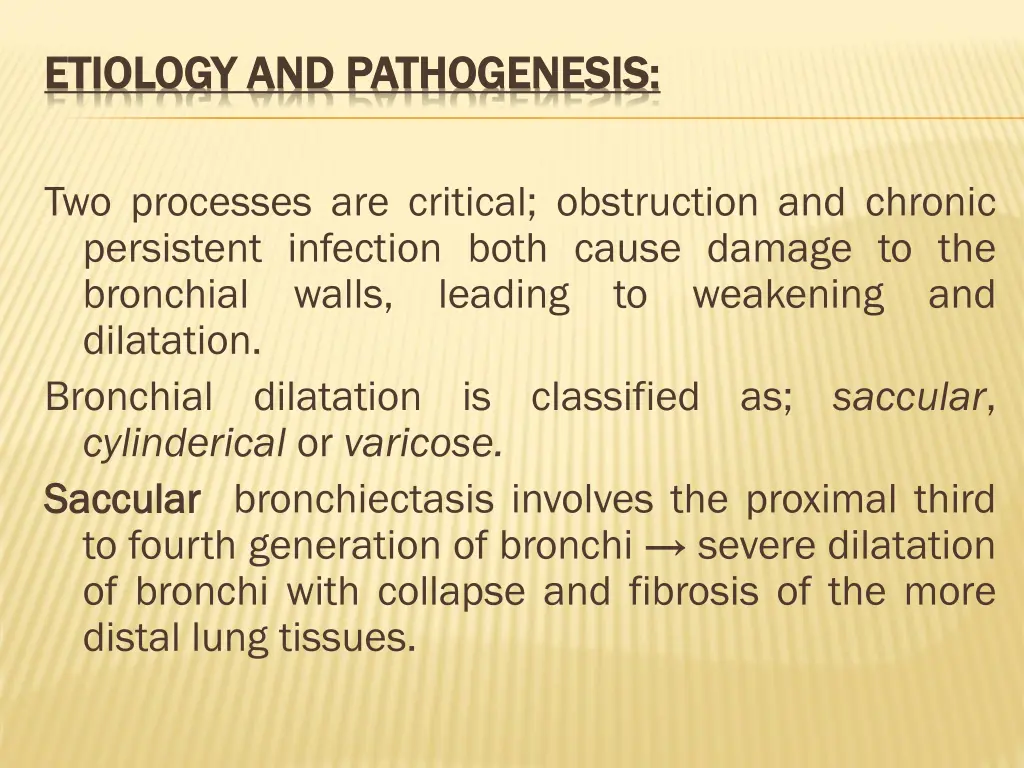 etiology and pathogenesis etiology