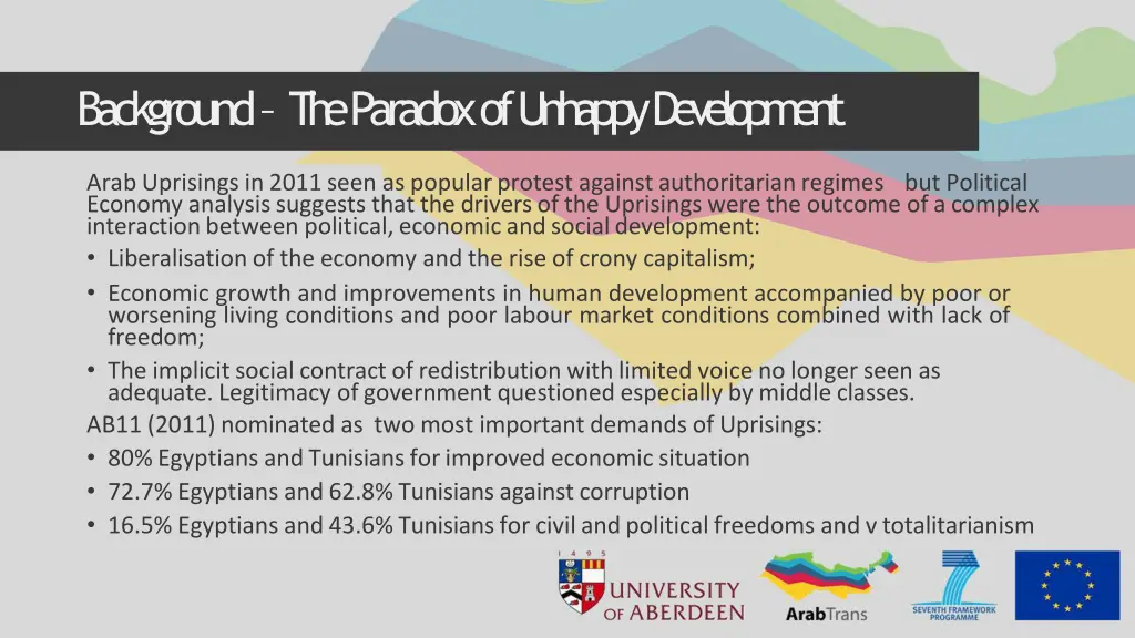 background the paradox of unhappy development