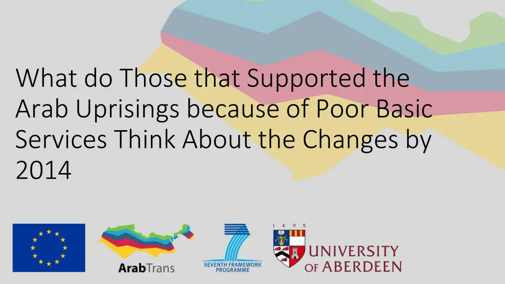 what do those that supported the arab uprisings 1