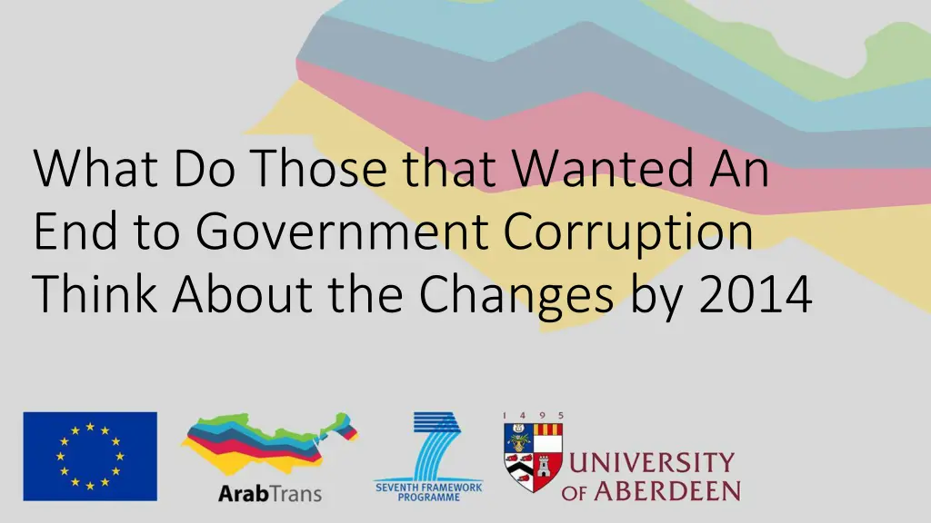 what do those that wanted an end to government