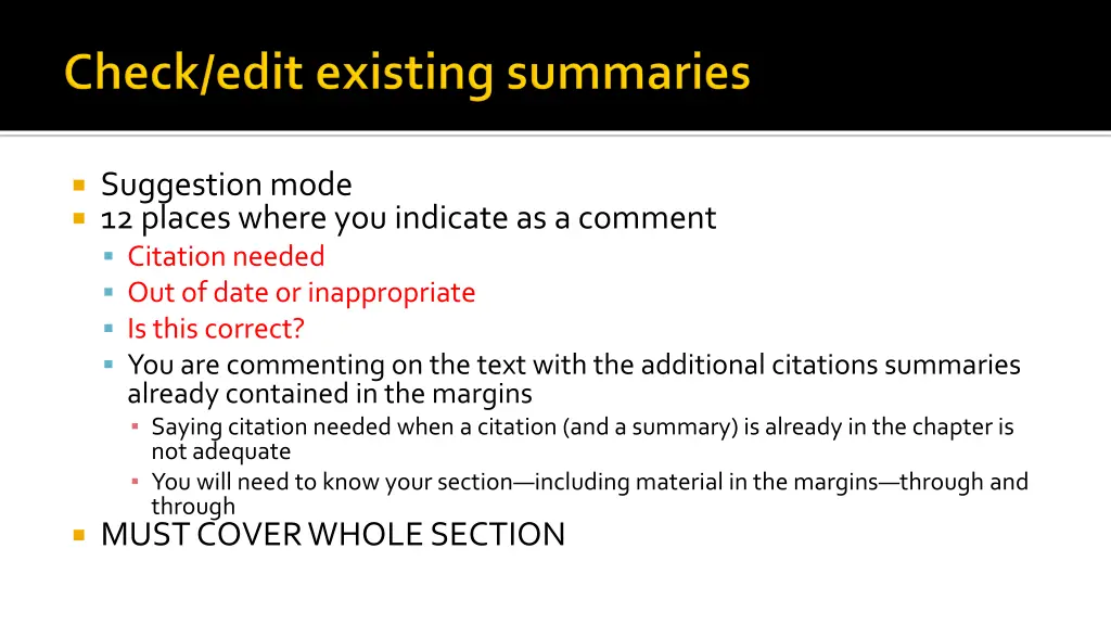 suggestion mode 12 places where you indicate