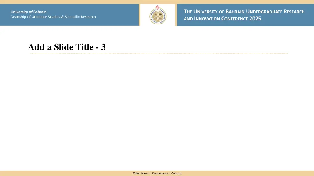t he u niversity of b ahrain u ndergraduate 3
