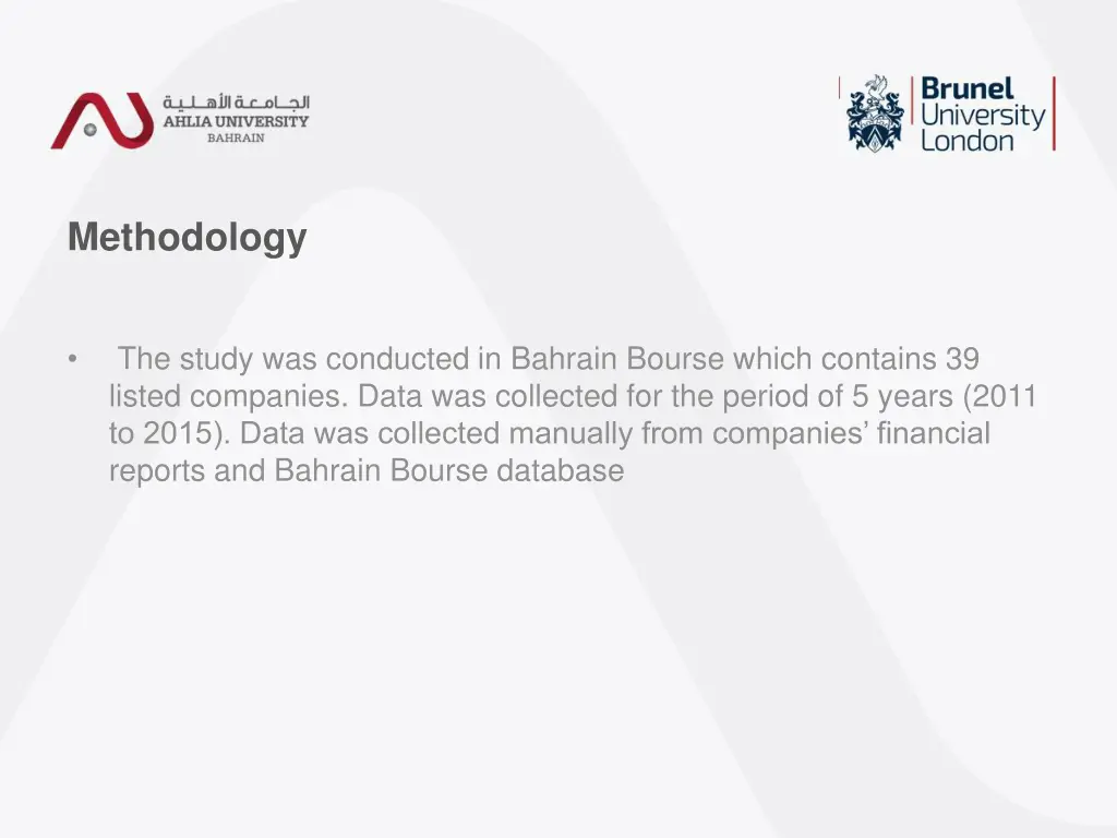 methodology