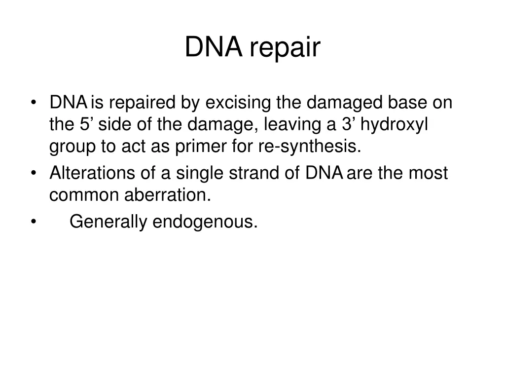 dna repair
