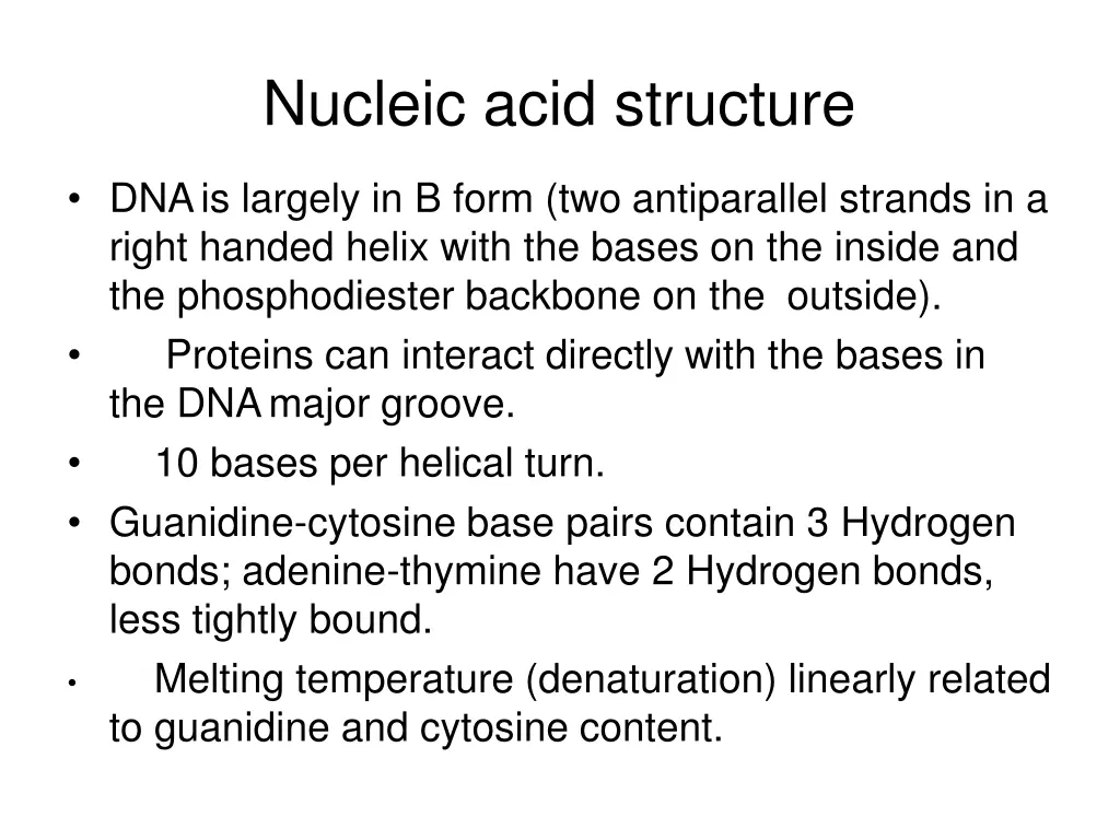 nucleic acid structure 1