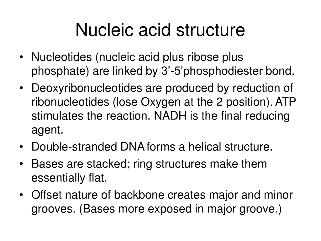 nucleic acid structure