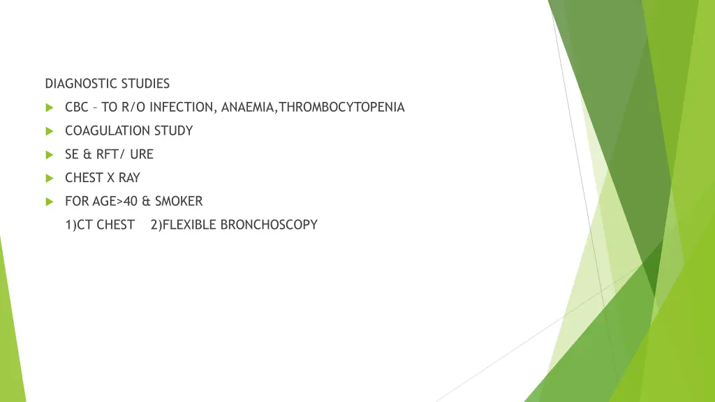 diagnostic studies