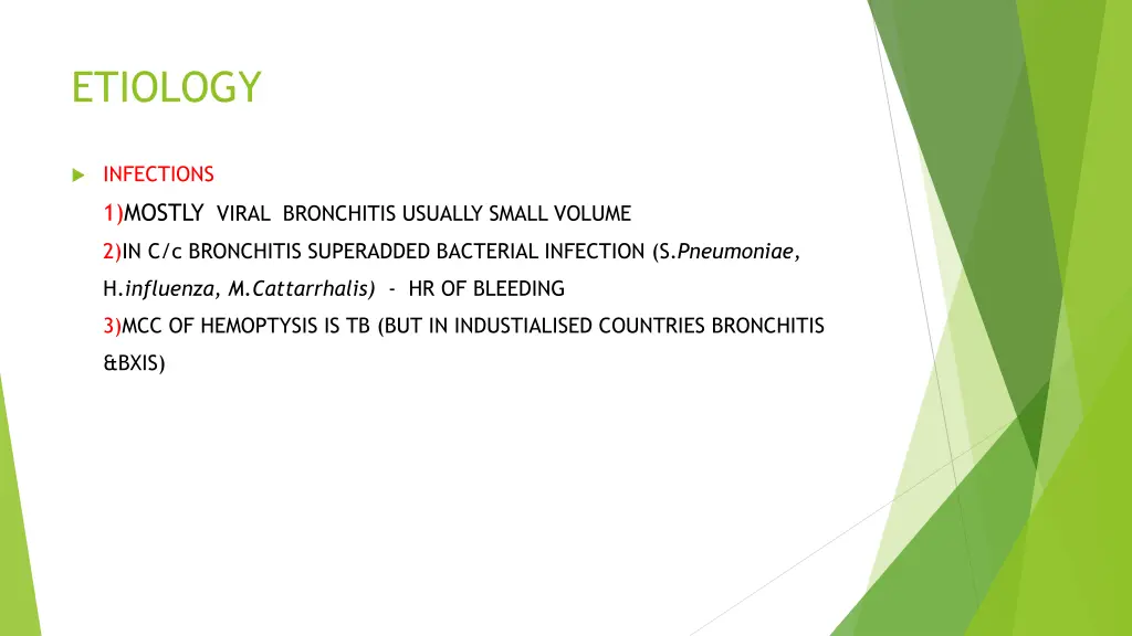etiology