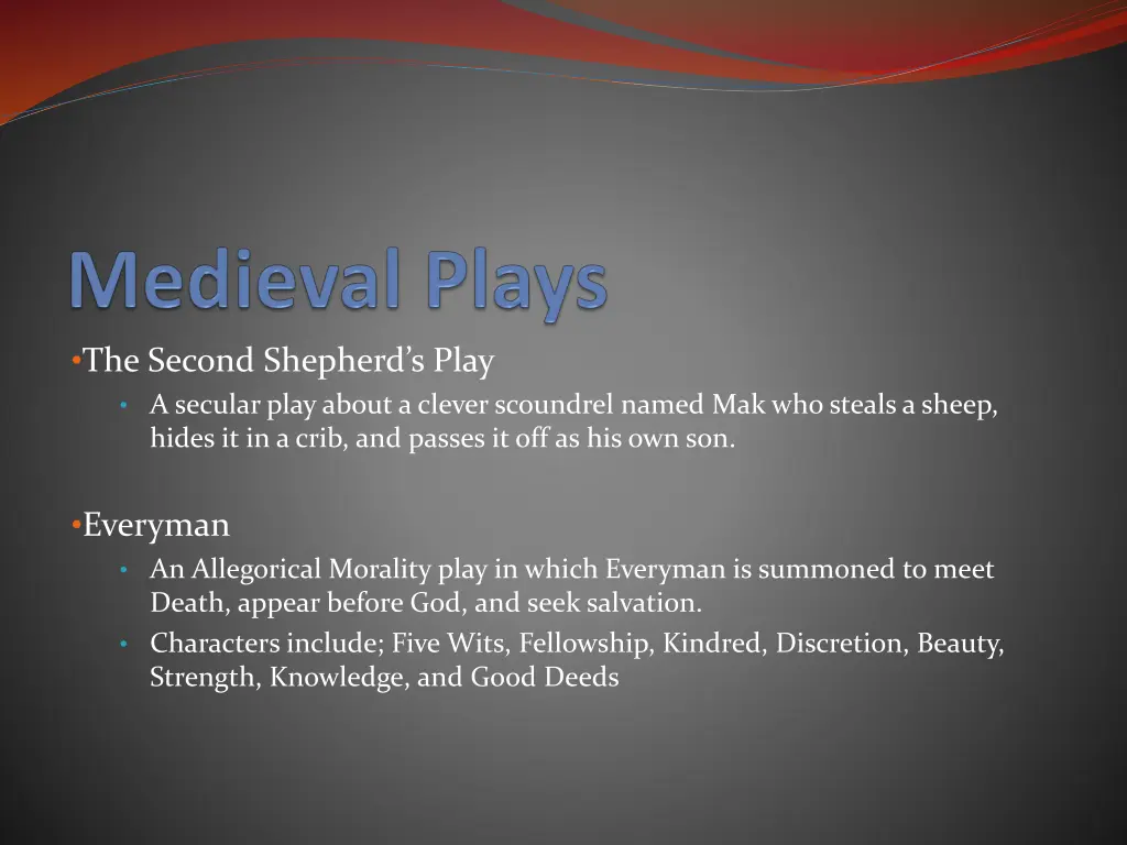 the second shepherd s play a secular play about