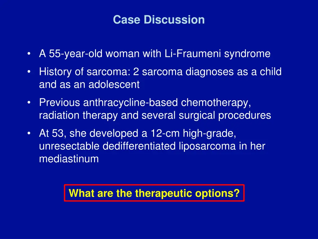 case discussion