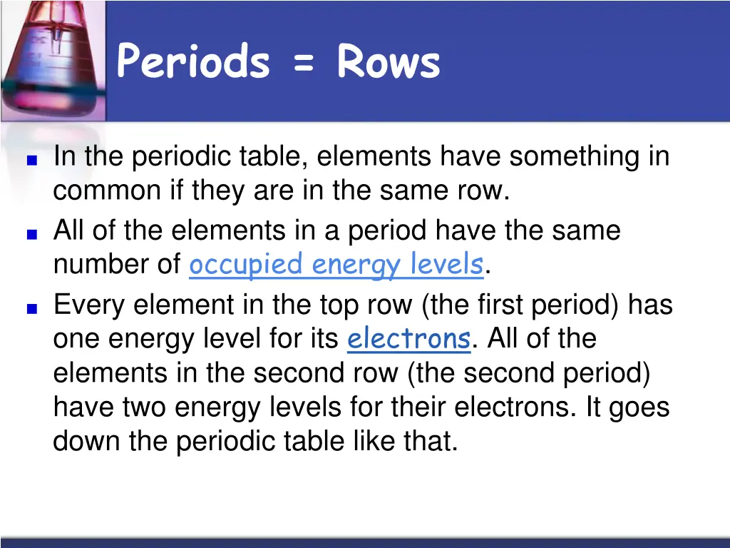 periods rows