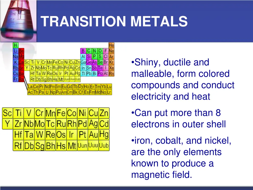 transition metals