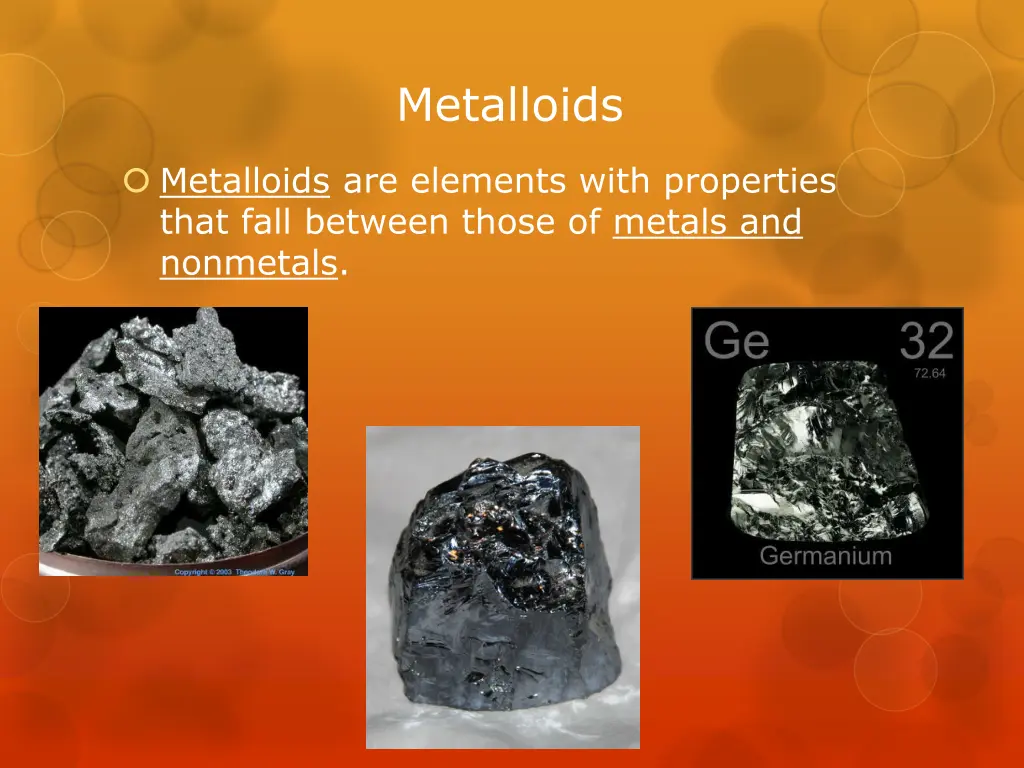 metalloids