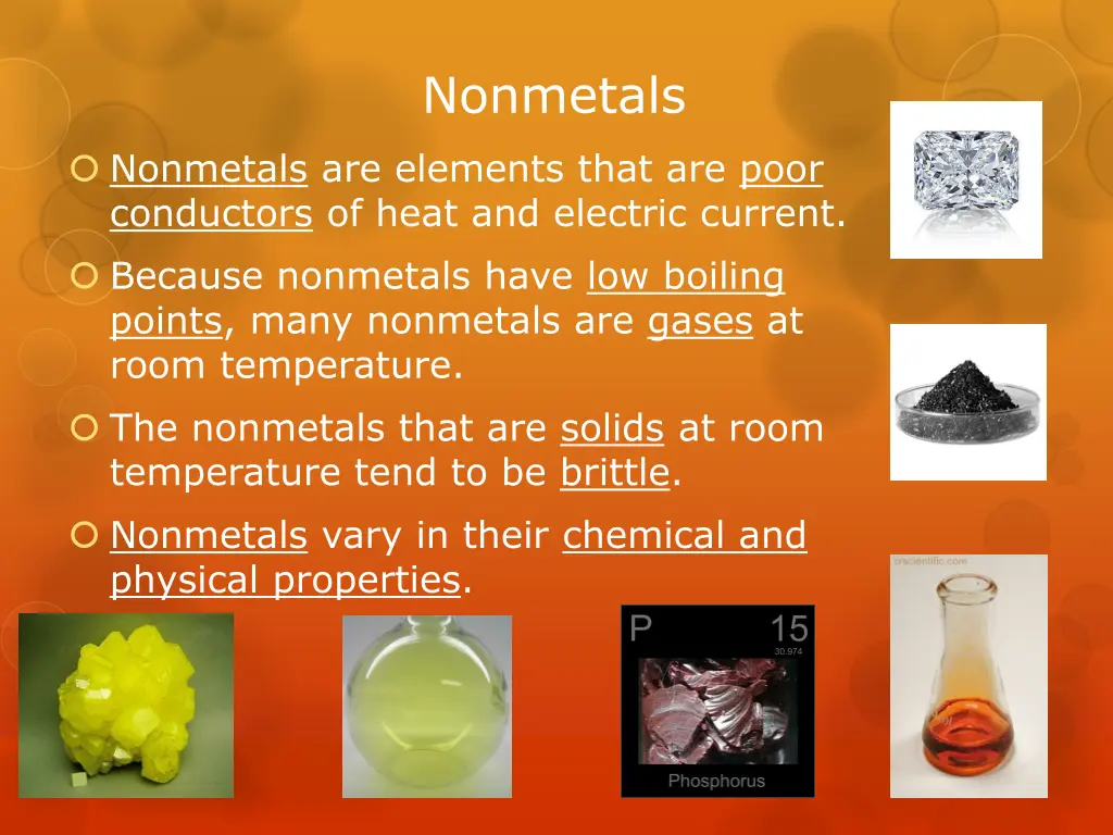nonmetals
