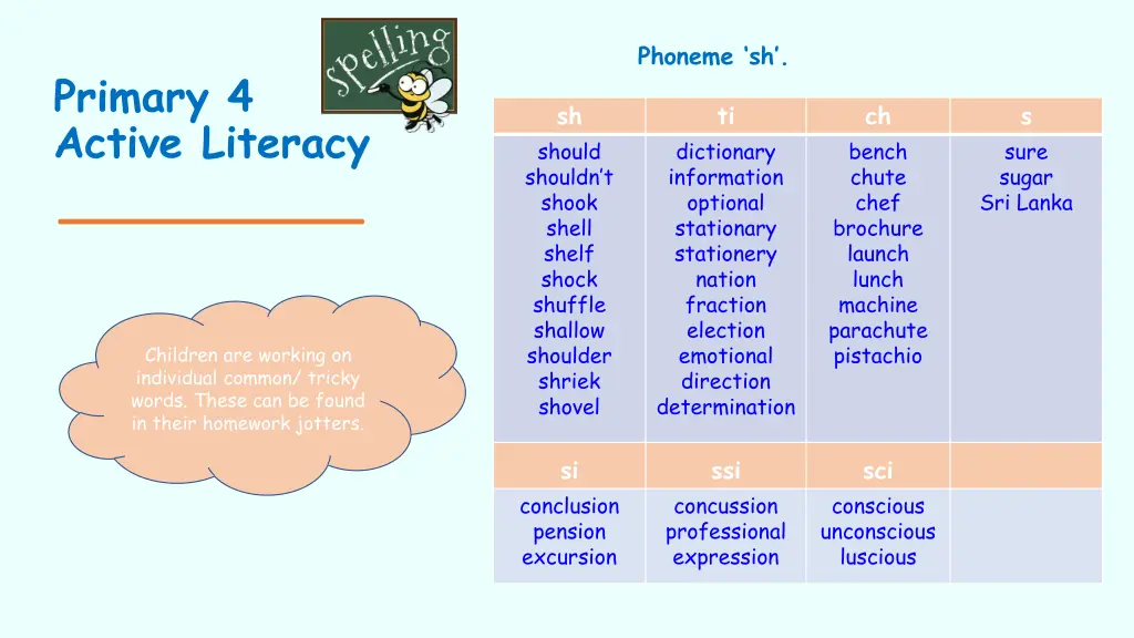 phoneme sh