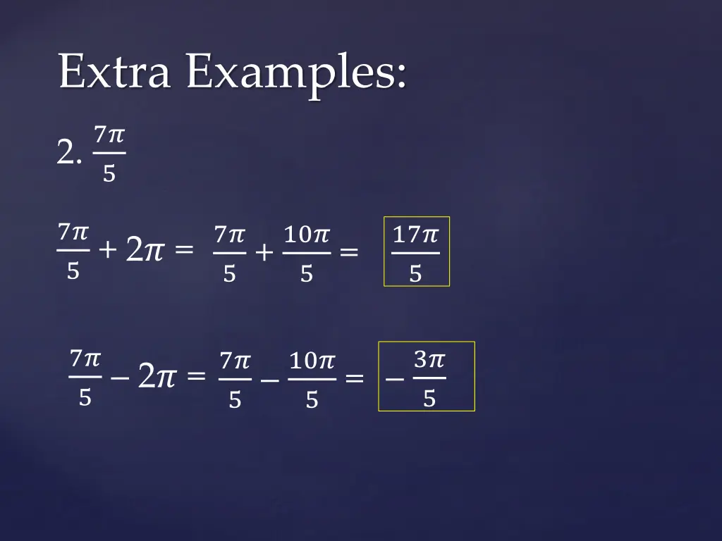 extra examples 1