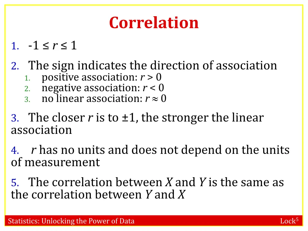 correlation 1