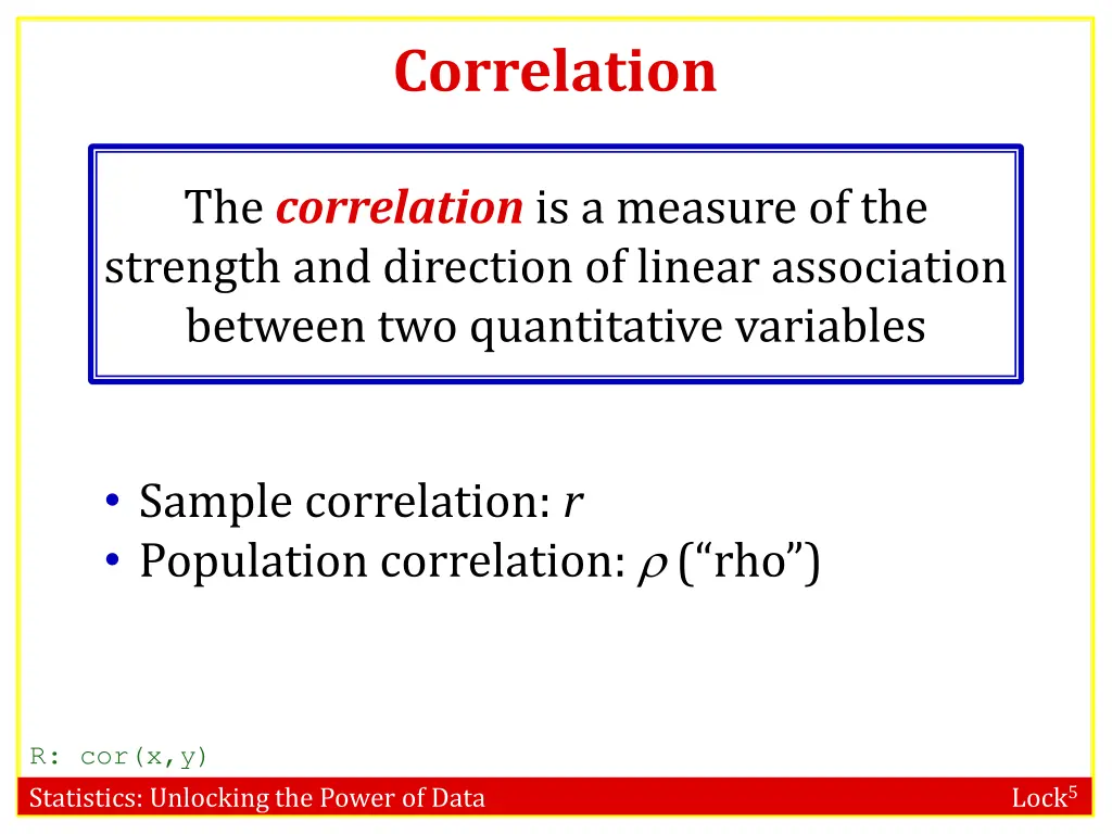 correlation