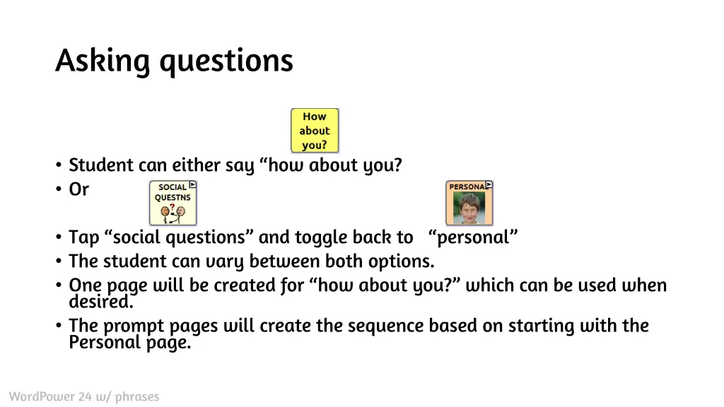 asking questions