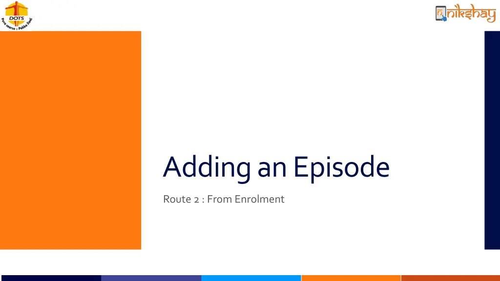adding an episode 1