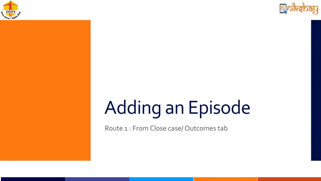 adding an episode