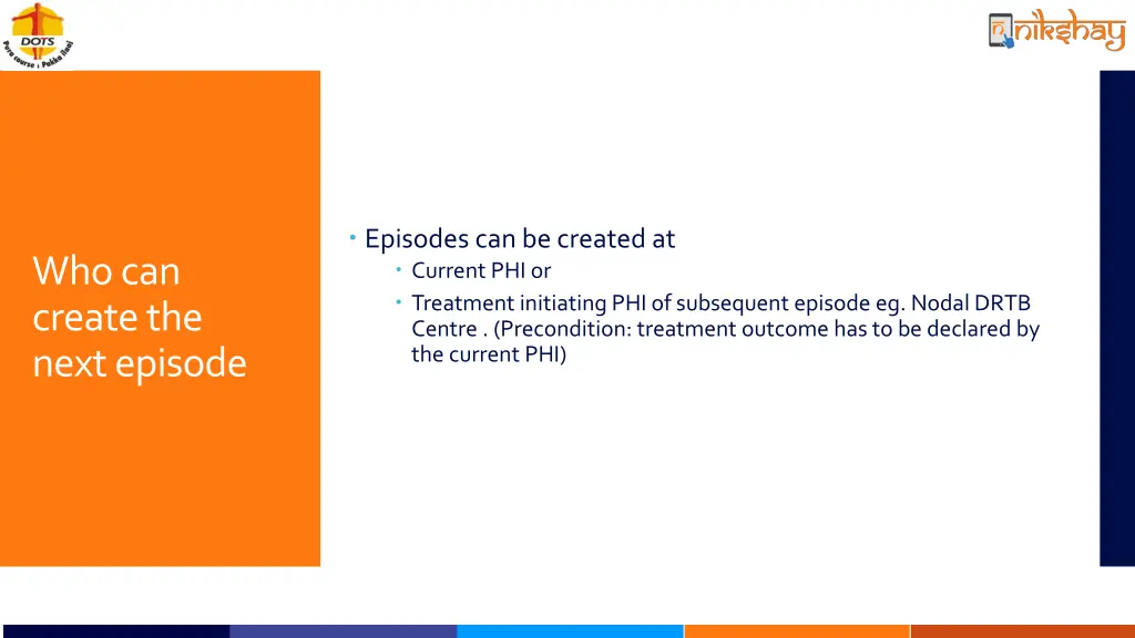 episodes can be created at current