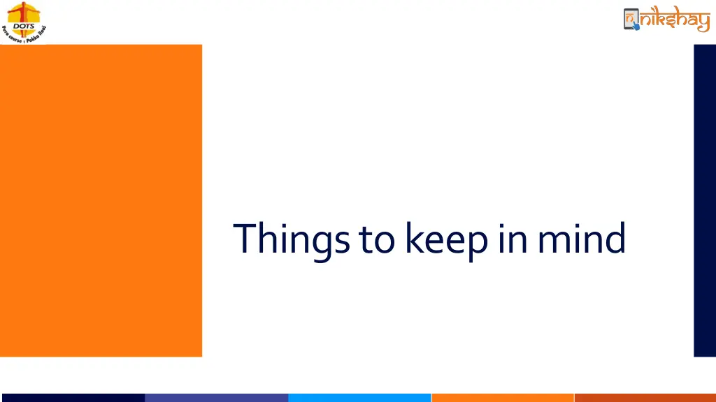 things to keep in mind
