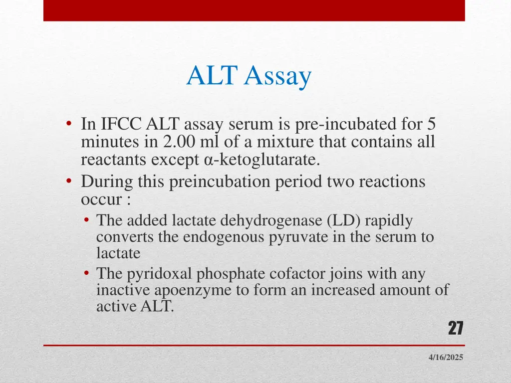 alt assay