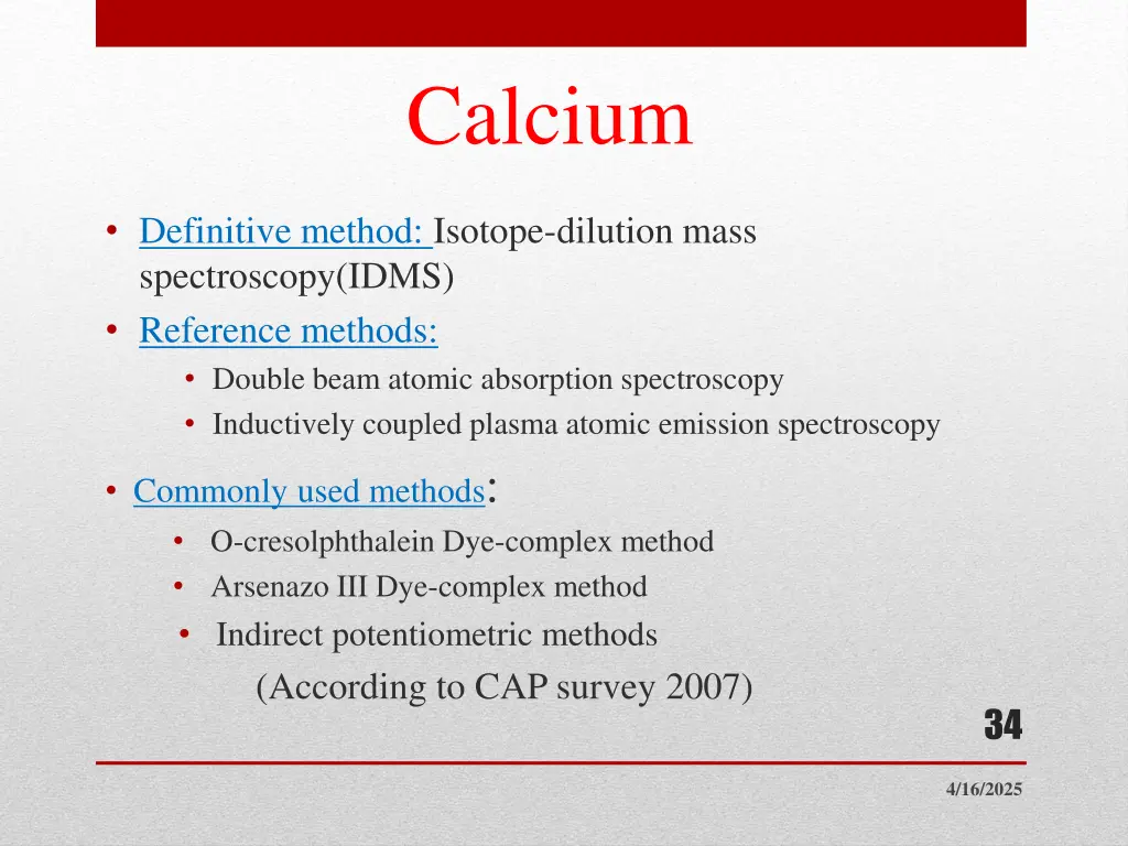 calcium
