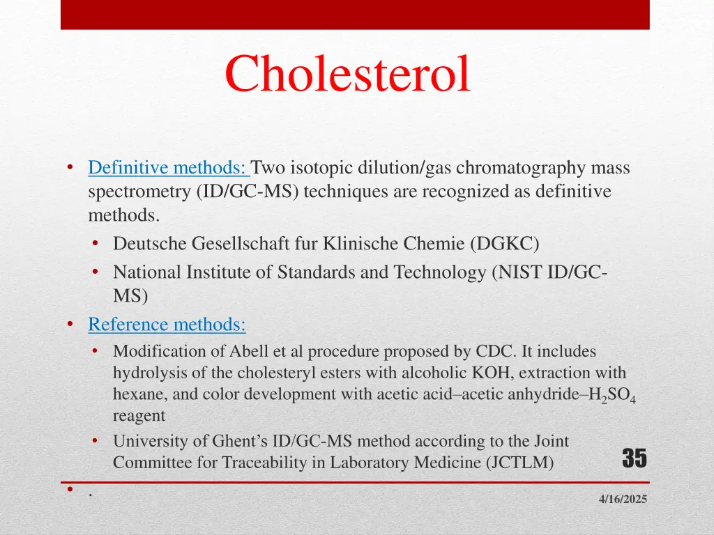 cholesterol