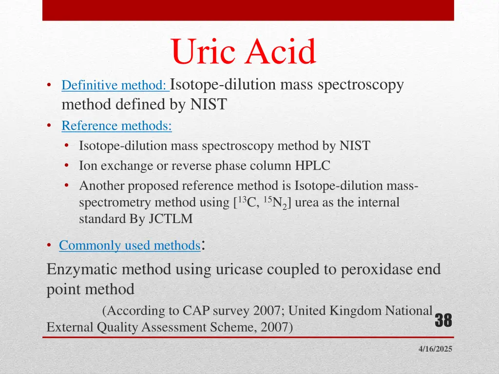 uric acid
