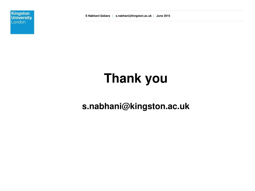s nabhani gebara s nabhani@kingston ac uk june 25