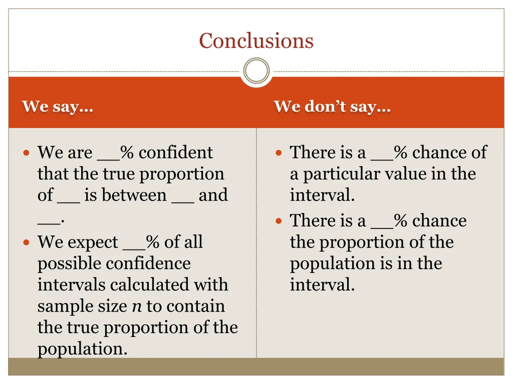 conclusions