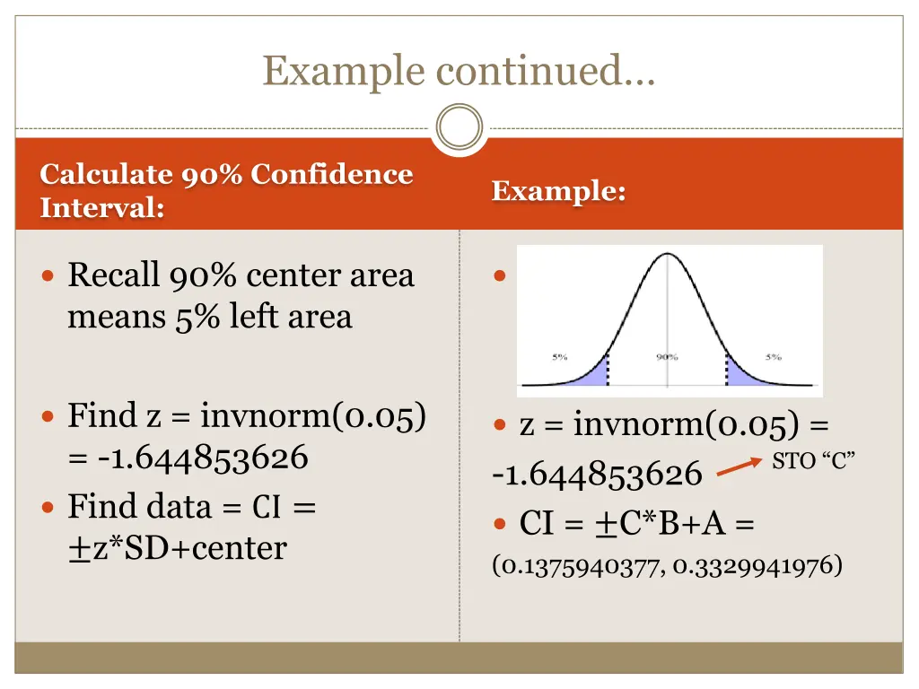 example continued