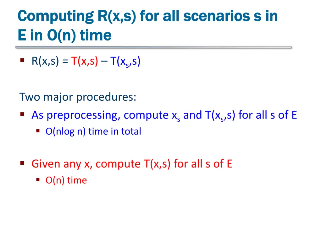 computing r computing r x s e in o n time