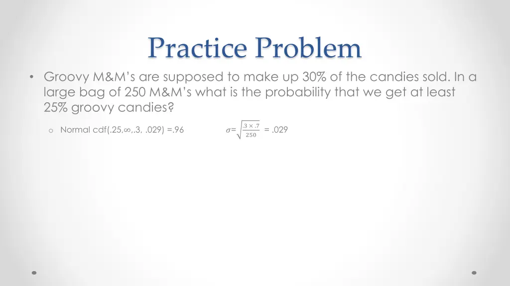 practice problem