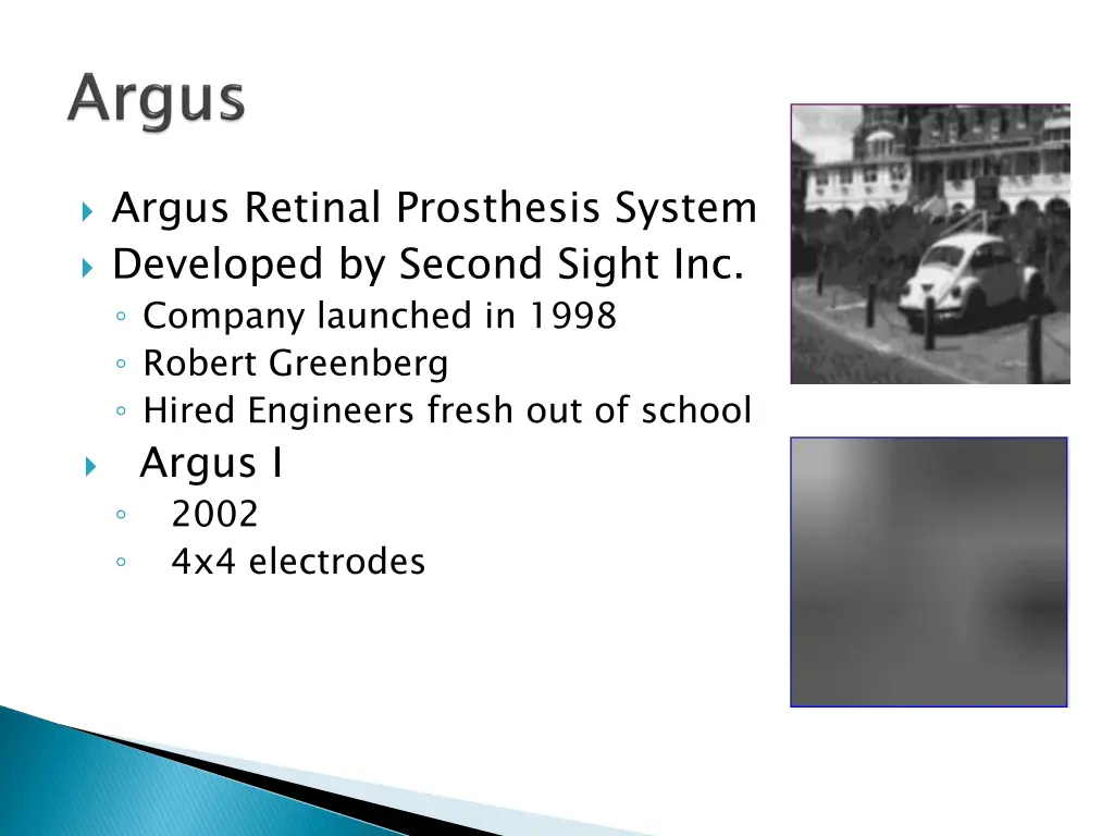 argus retinal prosthesis system developed
