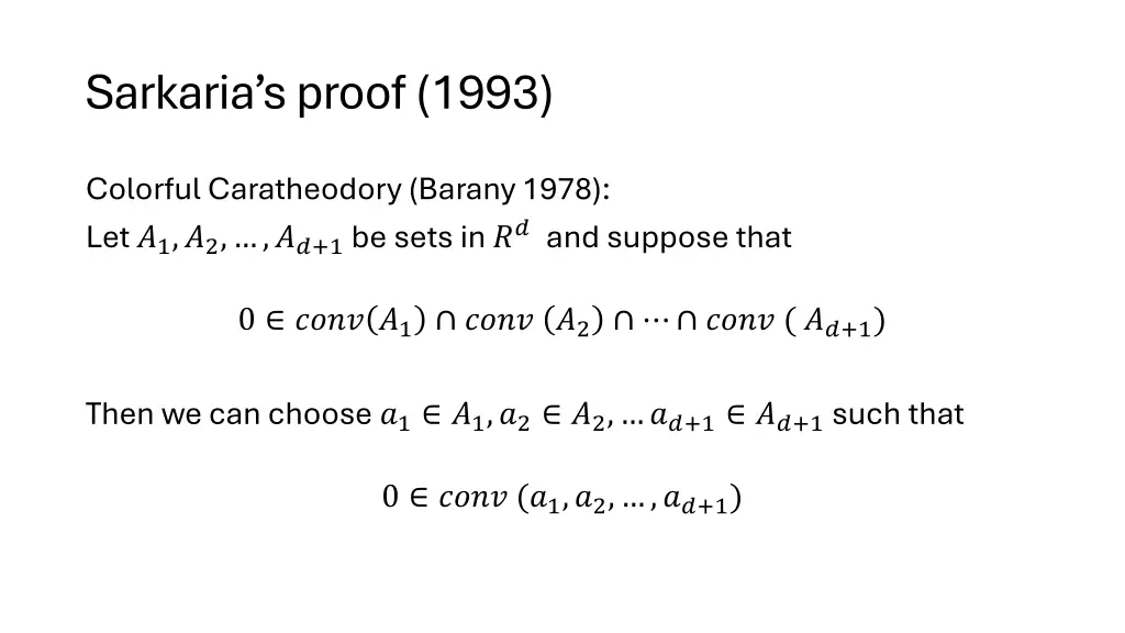 sarkaria s proof 1993