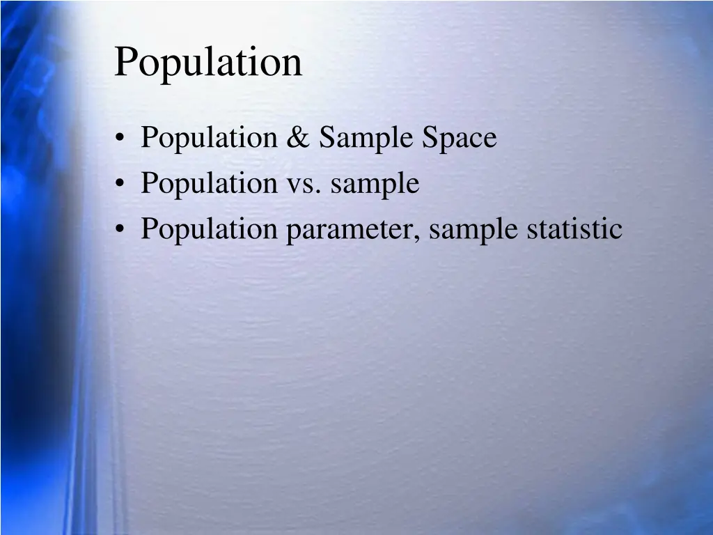 population