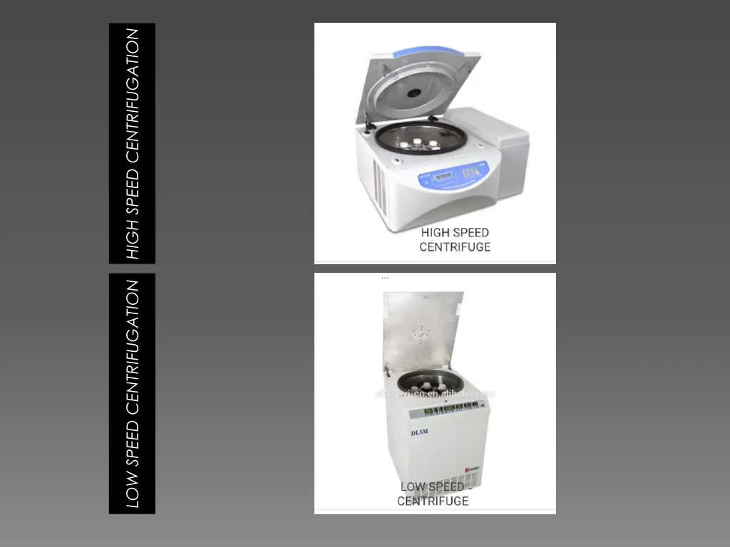 high speed centrifugation