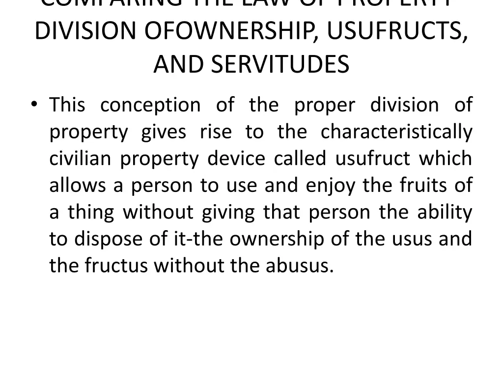 comparing the law of property division 2
