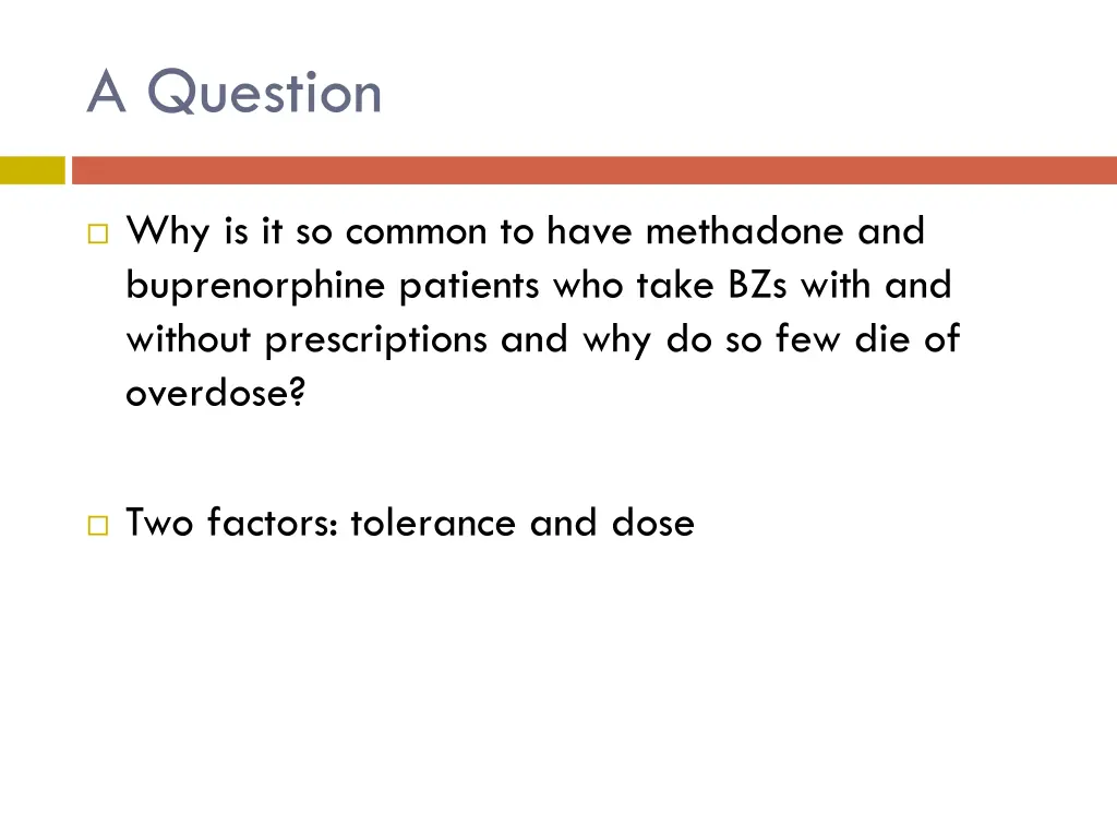 a question