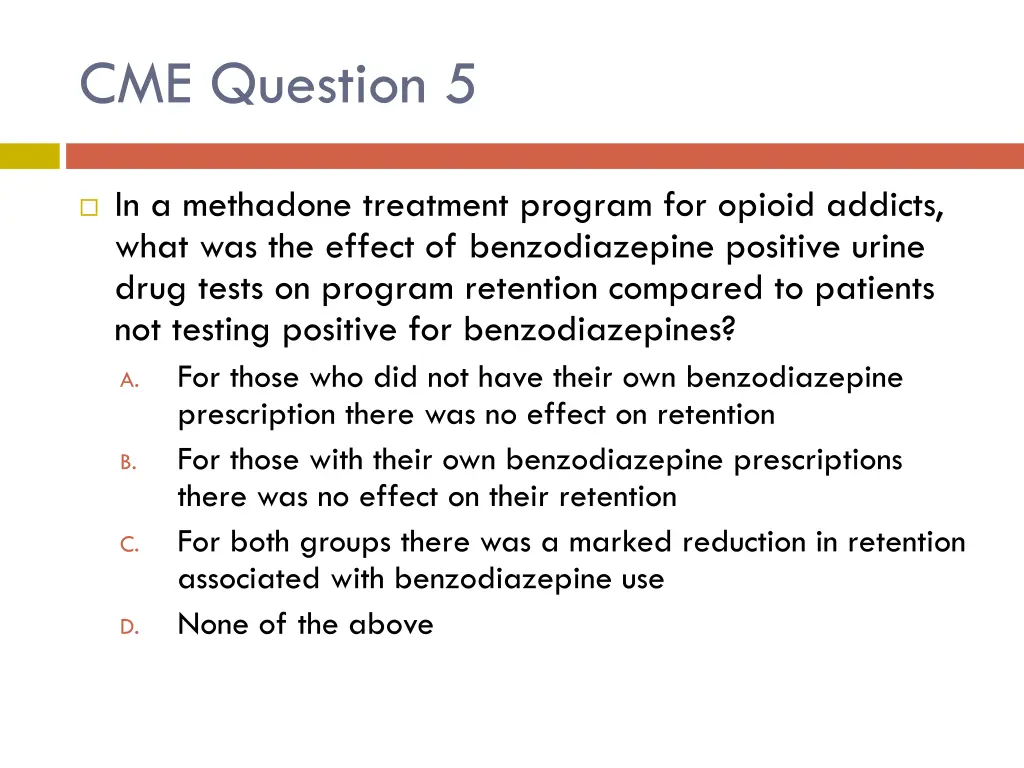 cme question 5