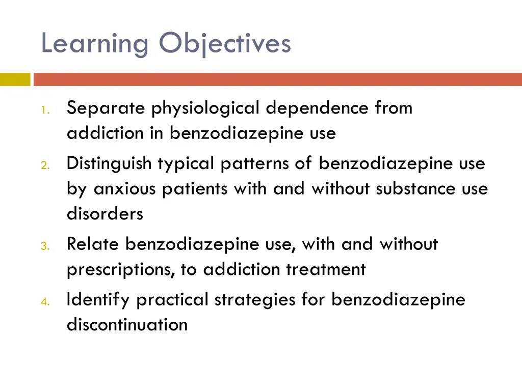 learning objectives