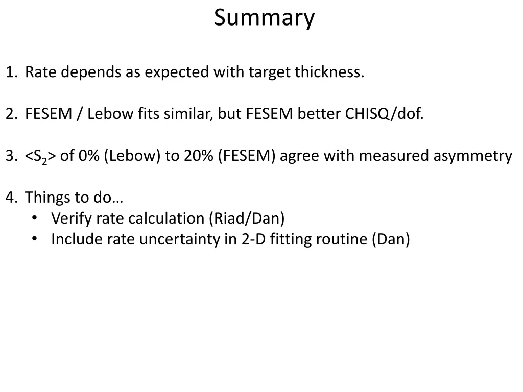 summary